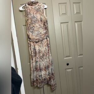 Trendy high neck dress